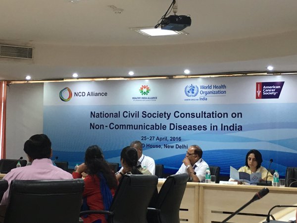 Launch of the Healthy India Alliance, a national alliance uniting NCD CSOs in joint advocacy