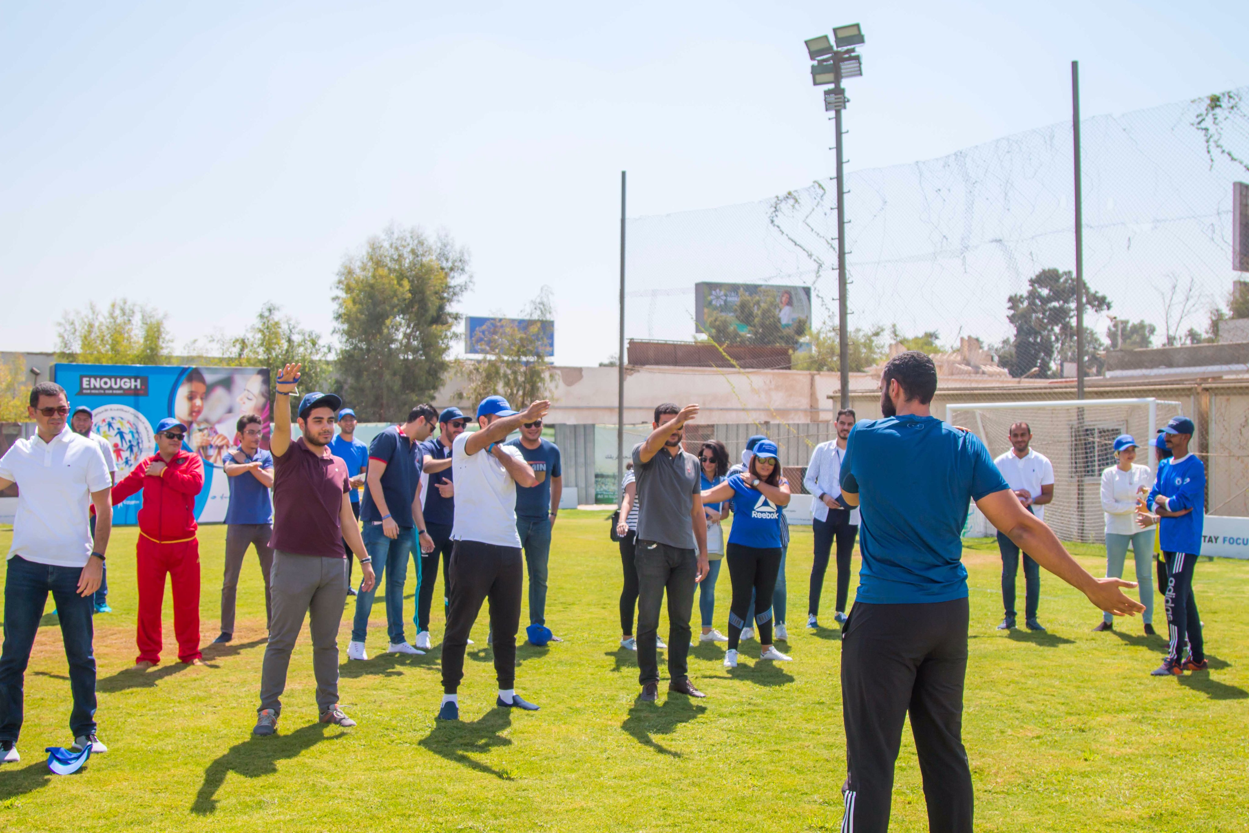 Egyptian NCD Alliance coordinated workplace wellness activities for their 2019 Week for Action 