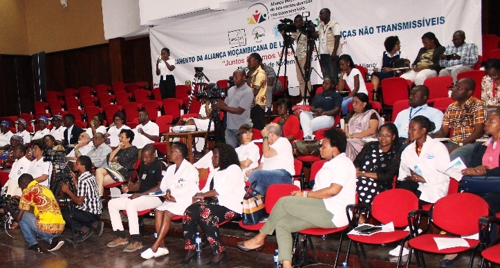 The audience at the launch of the Mozambique NCD Alliance, on 30 November 2018.