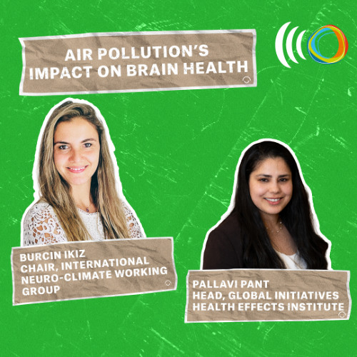 air pollution's impact on brain health podcast cover
