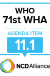 71st WHO WHA Statement on Item 11.1 Draft General Programme of Work GPW13