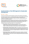 144th WHO EB Statement on Item 5.4: Implementation of the 2030 Agenda for Sustainable Development