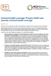 144th WHO EB Statement on Item 5.5: Universal health coverage: Primary health care towards universal health coverage