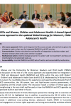 Roundtable: NCDs and women, children and adolescent health