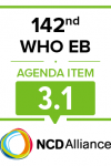 142nd WHO EB Joint Statement on Item 3.1 Draft General Programme of Work GPW13