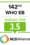 142nd WHO EB Statement on Item 3.5 Health environment and climate change