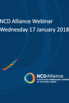 NCD Alliance Webinar, 17 January 2018