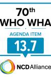 70th WHO WHA Agenda Item 13.7: Promoting the health of refugees and migrants