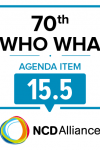 70th WHO WHA Agenda Item 15.5: Implementation Plan for the Report of the Commission on Ending Childhood Obesity