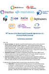 WHA76 Statement: Agenda Item 13.1 Universal Health Coverage