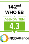  142nd WHO EB Joint Statement on Item 4.3: Global Strategy for Women’s, Children’s and Adolescents’ Health: early childhood development