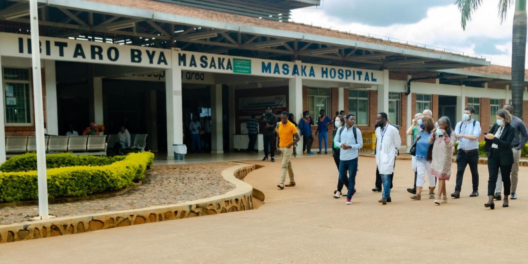 NCD Alliance Board members visit the Masaka District Hospital in Kigali. March 2023.