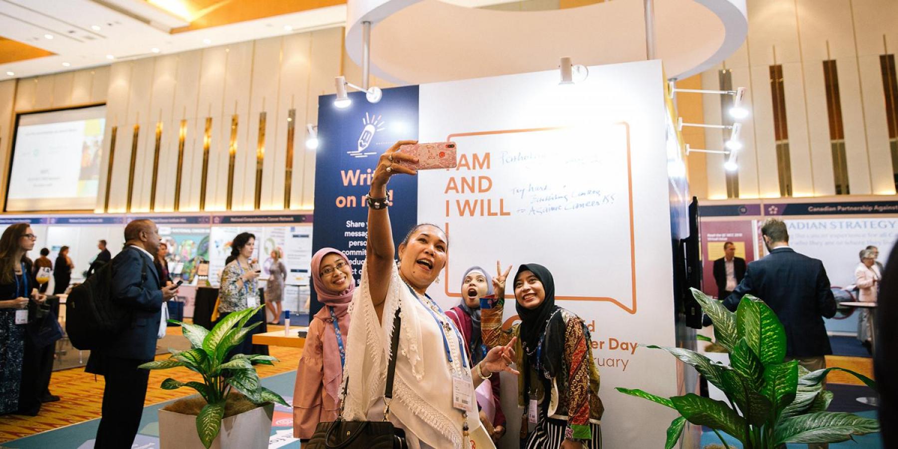 World Cancer Day 2019-2021 campaign 'I Am And I Will' launched at the 2018 World Cancer Congress in Kuala Lumpur, Malaysia © Union for International Cancer Control
