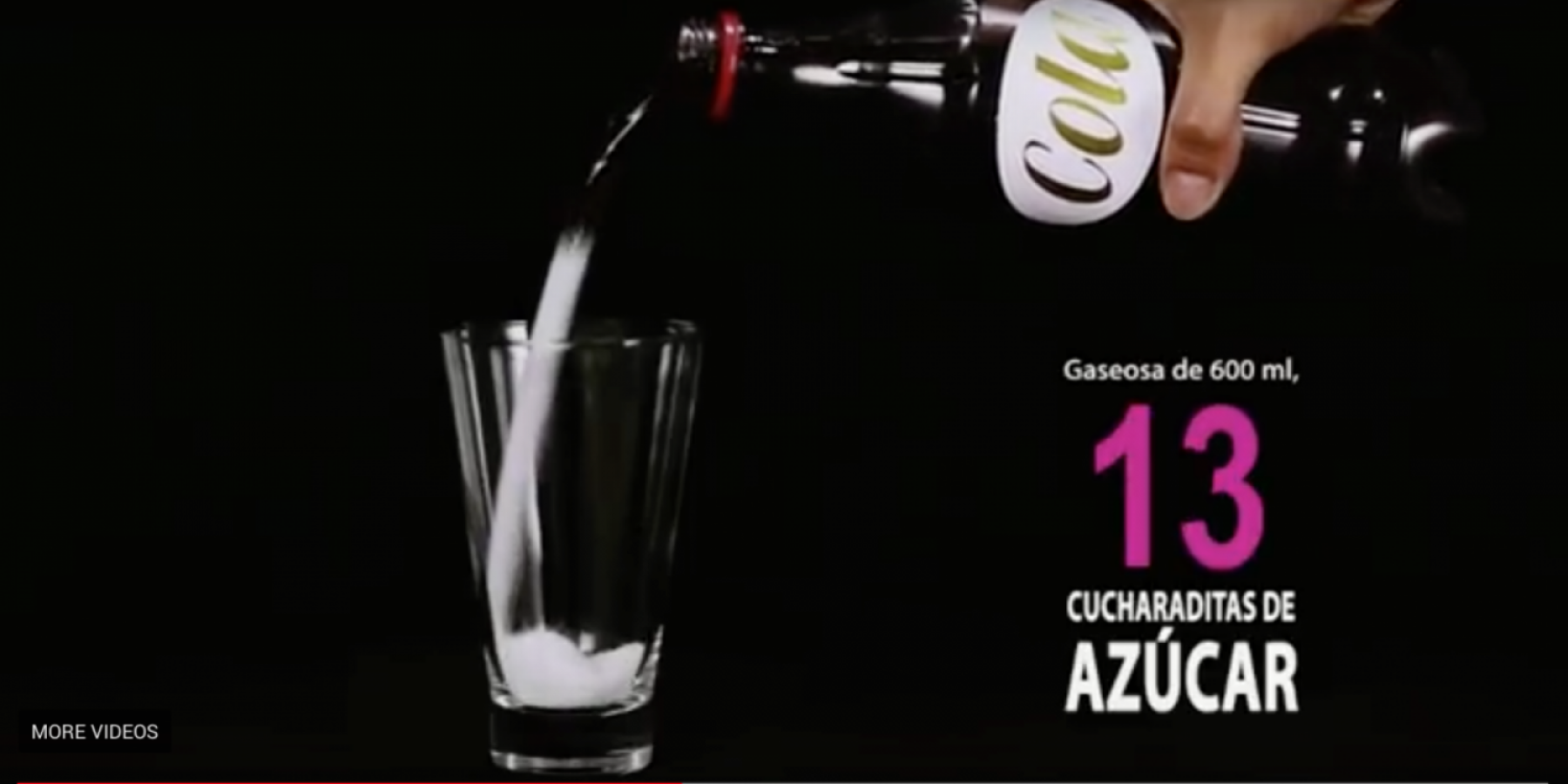 "Tómala en serio" campaign highlights the amount of sugar consumed through drinking sugar-sweetened beverages.