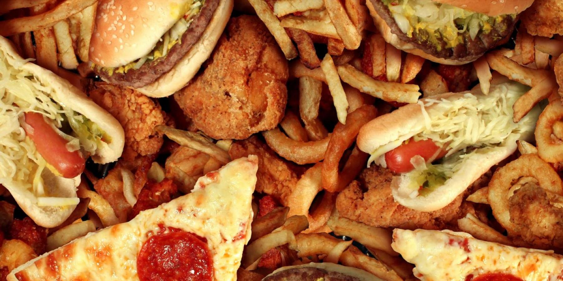 Trans fats in junk food