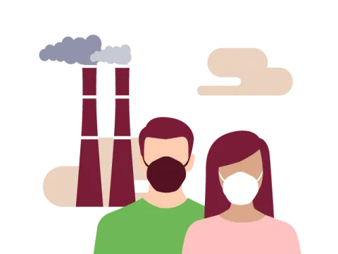 air pollution icon
