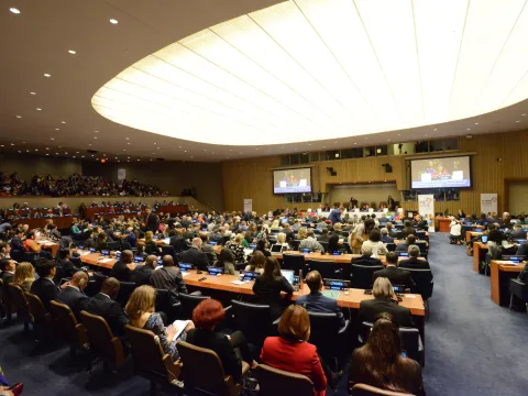 Plenary session at the UN HIgh-Level Meeting on NCDs in 2018