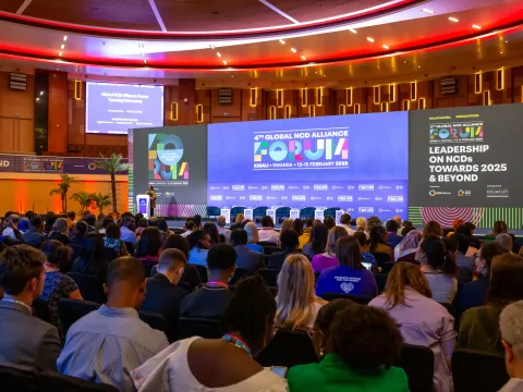 Opening ceremony of the 2025 Global NCD Alliance Forum