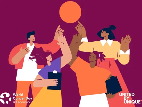 World Cancer Day 2026 campaign banner 