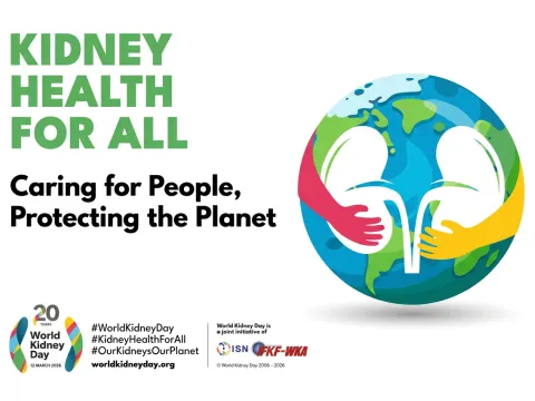 World Kidney Day 2026 campaign banner 