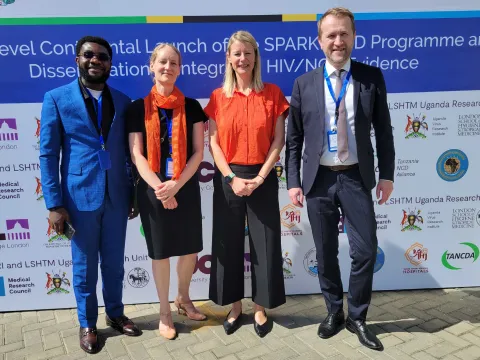 advocates at an event on hiv ncd integration in zanzibar smiling