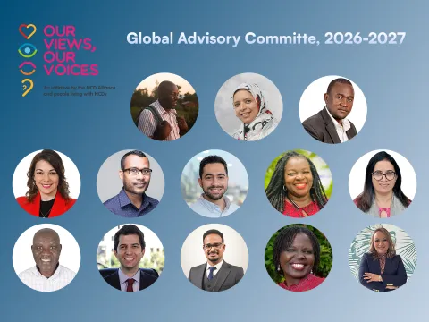 Our Views Our Voices Advisory Committee members 2026-2027