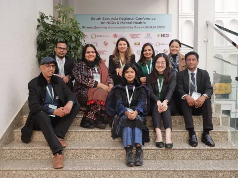 NCD advocates during the South-East Asia Regional Conference on NCDs and Mental Health held in Nepal in January 2026.