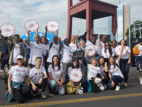 NCD advocates at walk the talk fun run in geneva