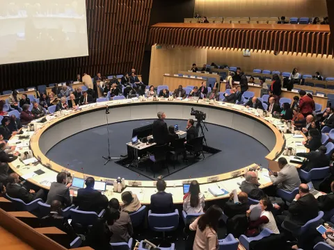 144th session of the WHO Executive Board © NCDA / L. Westerman