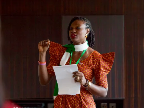 Lola James speaks at NCDA Global Forum 2015