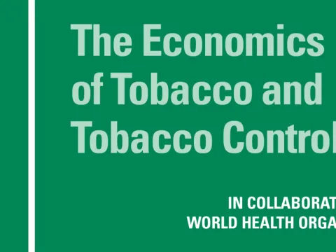 The Economics of Tobacco and Tobacco Control - Monograph header