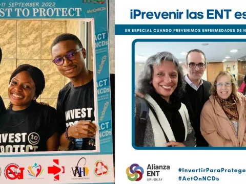 NCD Award winners from Uruguay and Cameroon