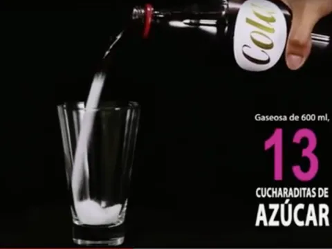 "Tómala en serio" campaign highlights the amount of sugar consumed through drinking sugar-sweetened beverages.