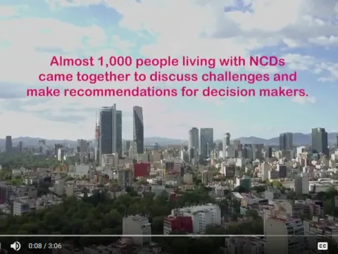 Our Views, Our Voices: Community conversations on NCDs in Mexico City