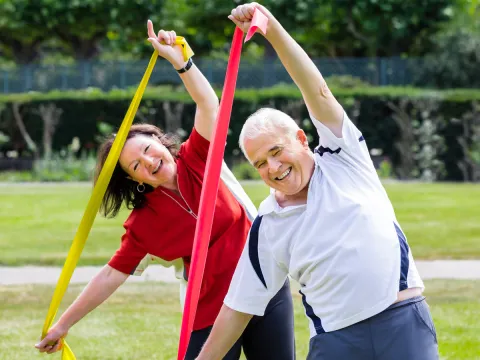 yoga with older people
