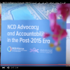 Global NCD Alliance Forum 2015 - Day 1 video