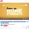 Serve Up Bone Strength - preventing osteoporosis through nutrition