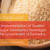Support to the Barbados tax on sugary drinks
