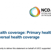 144th WHO EB Statement on Item 5.5: Universal health coverage: Primary health care towards universal health coverage
