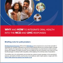 Why and how to integrate oral health into the NCD and UHC responses