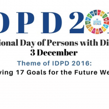 International Day of Persons with Disabilities 2016