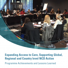 Expanding Access to Care, Supporting Global, Regional and Country level NCD Action - Programme report