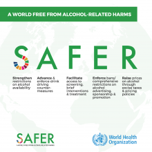 WHO launches SAFER alcohol control initiative  to prevent and reduce alcohol-related death and disability