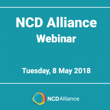  NCD Alliance Webinar, 8 May 2018