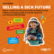 Selling a sick future: countering harmful marketing to children and young people across risk factors and NCDs