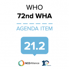 72nd WHO WHA Statement on Item 21.2 Outcome of the Second International Conference on Nutrition 