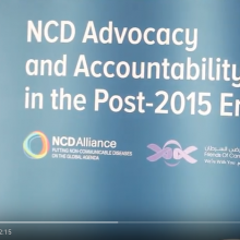 2015 Global NCD Alliance Forum delegates answer: &quot;What drives you to be an NCD advocate?&quot; 