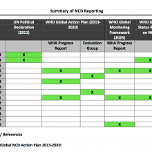 NCD Reporting Timelines 2013-2026