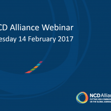 NCD Alliance Webinar, 14 February 2017