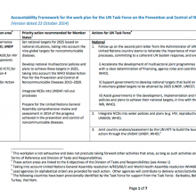 Accountability Framework : UN Task Force on the Prevention and Control of NCDs
